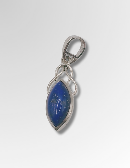 Pendentif Lapis Lazuli en argent massif 925