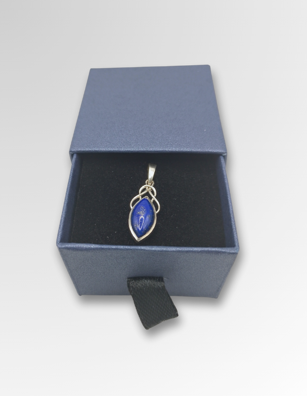 Pendentif Lapis Lazuli en argent massif 925