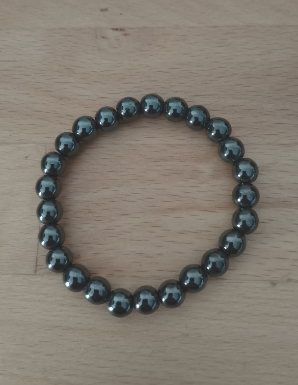 Bracelet élastique Hématite 8mm