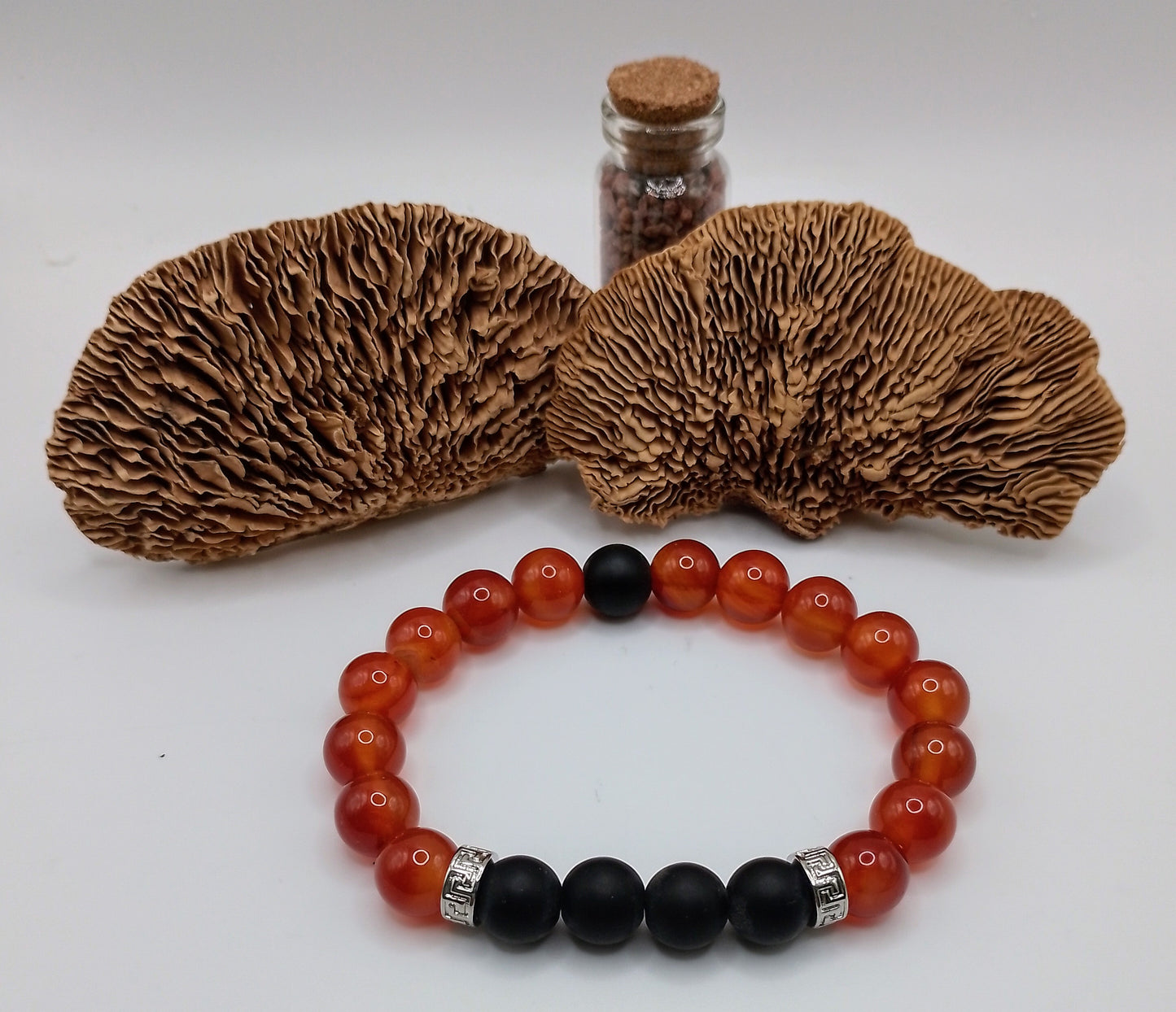 Bracelet homme en Cornaline