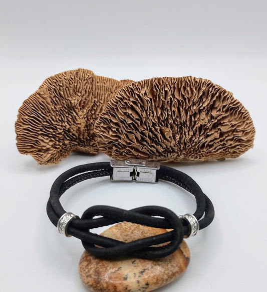 Bracelet en Liège Naturel ( Unisexe ) Noir